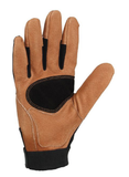 Carhartt A659S BLKBLY L Men's High-Dexterity Gloves, 1 Pair, Black/Brown, XL