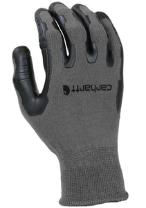 Carhartt A703 New Ergo Pro Palm C-Grip Gloves, Vibration Dampening- Gray, Large