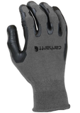 Carhartt A703 New Ergo Pro Palm C-Grip Gloves, Vibration Dampening- Gray, Large