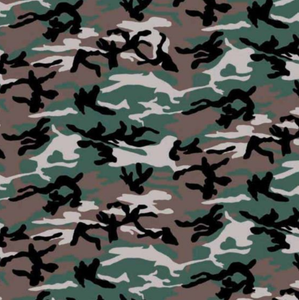 Carolina B22CAM-050025 Hav-A-Hank Woodland Camouflage Bandana, 22"x22"