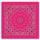 Carolina Creative B22PAI-050004 Hav-A-Hank Paisley Bandana Hot Pink 22 x 22 in.
