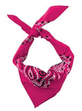 Carolina Creative B22PAI-050004 Hav-A-Hank Paisley Bandana Hot Pink 22in. x 22in