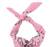 Carolina B22PAI-050004 Hav-A-Hank Paisley Bandana, Light Pink, 22 x 22 in.