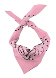 Carolina B22PAI-050004 Hav-A-Hank Paisley Bandana, Light Pink, 22 x 22 in.