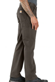 Carhartt B324-ARG Men's High-Rise Twill Utility Work Pants, Dark Coffee, S38X34