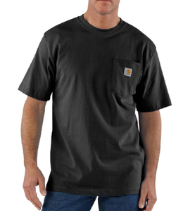 Carhartt Men's Loose Fit Heavyweight Short-Sleeve T-shirt- Black, Medium