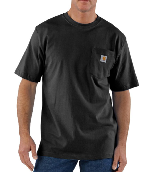 Carhartt Men's Loose Fit Heavyweight Short-Sleeve T-shirt- Black, Medium