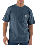 Carhartt K87 Men's Loose Fit Heavyweight Short-Sleeve T-Shirt, Bluestone, 4XL