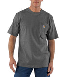 Carhartt K87 Men's Loose Fit Short-Sleeve Pocket T-Shirt, Carbon Heather, L