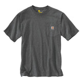Carhartt K87 Men's Loose Fit Short-Sleeve Pocket T-Shirt, Carbon Heather, L