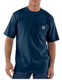 Carhartt K87-477 Men's Workwear Pocket Short Sleeve T-Shirt- Navy, Medium