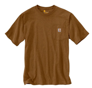 Carhartt K87-477 Short-Sleeve Workwear Pocket T-Shirt, Oiled Walnut, Large