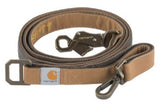 Carhartt P000034720104 Adjustable Journeyman Reflective Dog Leash, 6 ft. - Brown