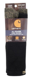 Carhartt Men's Full Cushion Steel Toe Cotton Socks/2 Pairs/Black/Large