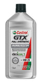 Castrol 15E728 GTX Full Synthetic 0W-20 Motor Oil, 1 Quart
