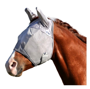 Cashel CFMWBSE-BL Crusader Soft Coated Nylon Horse Fly Mask with Ears