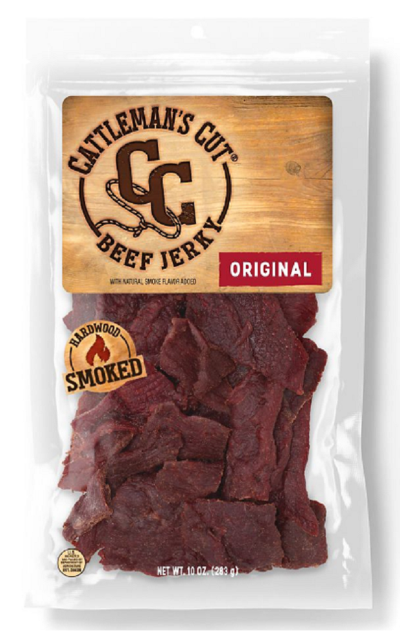 Cattleman's Cut 53331 Original Beef Jerky, 10 oz.