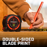 Crescent L1135B-02 Shockforce Nite Eye G1 Dual Sided Tape Measure, 1-3/16" x 35 ft