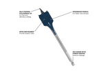 Bosch DSB1004 7/16 in. Full-cone Threaded Tip Daredevil Spade Bit