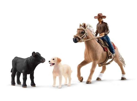 Schleich 42578 Western Riding Cowboy Adventures Playset