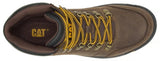 CAT Men's Slip-Resistant Work Boots, Ankle-High Medium Seal Brown, 11