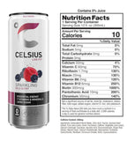 Celsius Live Fit Sparkling Wild Berry Essential Energy Drink 12oz., 1 Single Can