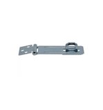 Hardware Essentials 851408 Fixed Non-swivel Staple Safety Hasp, Zinc, 4-1/2 in.
