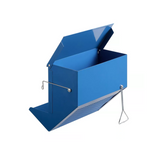 DuMOR HLF250 Screened Metal Small Animal Feeding Bin, Large, 2.5 lb. Capacity