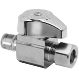 1/2 in. Cold Expansion PEX Inlet x 3/8 in. Comp Outlet 1/4-Turn Straight Stop