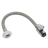 1/2 in. Nom Push Connect x 7/8 in. Ballcock x 12 in. SpeediOne Braided Toilet Connector with 1/4-Turn Valve