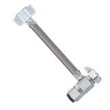 1/2 in. Nom Push Connect x 7/8 in. Ballcock x 12 in. SpeediOne Braided Toilet Connector and 1/4-Turn Valve