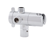 3-Way Diverter with Mount in Chrome