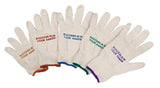 Classic Rope CGLOVE08XL Unisex Cotton Deluxe Roping Gloves, 6-Pair, L/XL