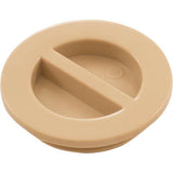 Custom Molded CMP 25542-009-000 1.5" Flat Pool Plug with Gasket - Tan