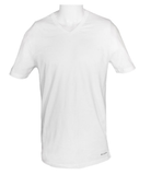 Columbia RCU3801CUWH1L Men's 100% Cotton V-Neck T-Shirt, 3-pack,  White, Medium