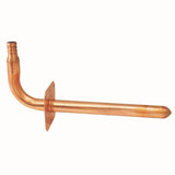 8 in. x 1/2 in. Copper PEX Barb Stub-Out 90-Degree Elbow with Flange