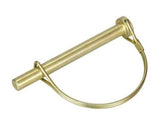 CountyLine 22PTR010TSC 1/4 in. x 2-1/2 in. Round Lock Pin, Zinc-Plated for Compact Tractors