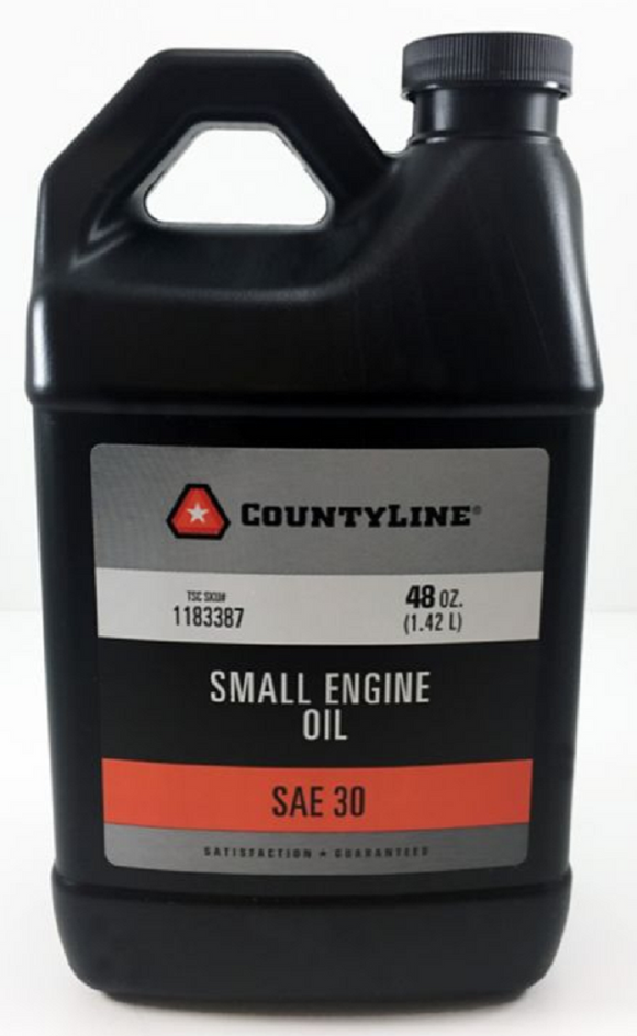 CountyLine 506418 SAE 30 Lawn Mower Engine Oil, 48 oz.