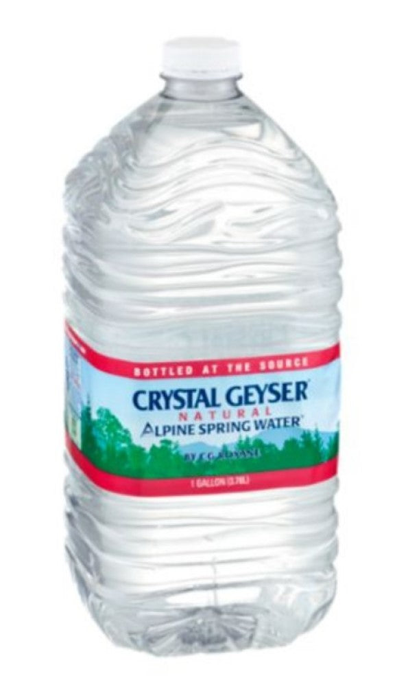 Crystal Geyser Natural Alpine Spring Water Bottle 1 gallon, 1 Single Bottle