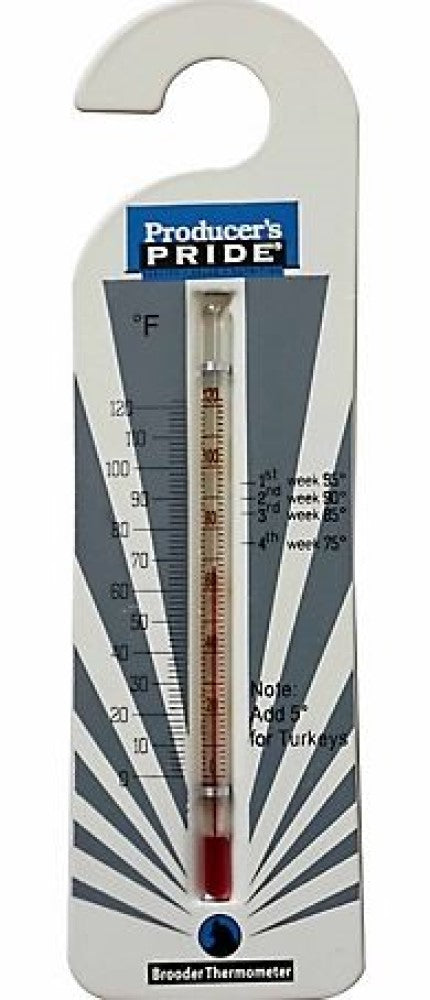 Producer's Pride CT-100818 Aluminum Chicken Brooder Thermometer