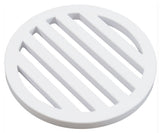 Custom Molded Products 25533-300-010 3" Round Deck Drain Cover - White