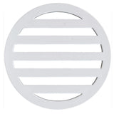 Custom Molded Products 25533-300-010 3" Round Deck Drain Cover - White