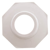 CMP 25609-300-000 White 1.5" Wall Slip Inlet Fitting with 0.75" Snap-In Eyes