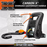 SmartStraps 228 Heavy-duty Premium CarbonX Rachet Tie Down Straps, 10 ft.- Count of 2