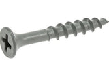 Hillman 42602 Fas-N-Tite Exterior Gray Coated Wood Screws #8 x 1-1/4", 75-Pack
