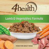 4health Adult Lamb & Vegetable Recipe Wet Dog Food, 13.2oz, Pack of 12 Cans