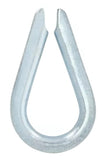 Hillman Hardware Essentials Heavy-Duty Zinc Plated Steel Rope Thimble 3/16 in.