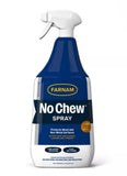 Farnam 11802 No Chew Chewing, Cribbing Deterrent Spray for Horses- 32 oz.