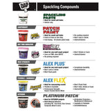 Patch-N-Paint 8 oz. White Premium-Grade Lightweight Spackling Paste