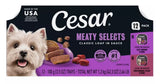 Cesar Classic Loaf in Sauce Wet Dog Food Variety Pack, 3.5 oz Trays (12 Pack)